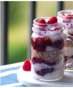 homemade overnight oats, overnight oats with fruits