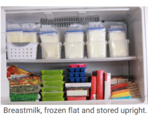 breast milk freezer storage