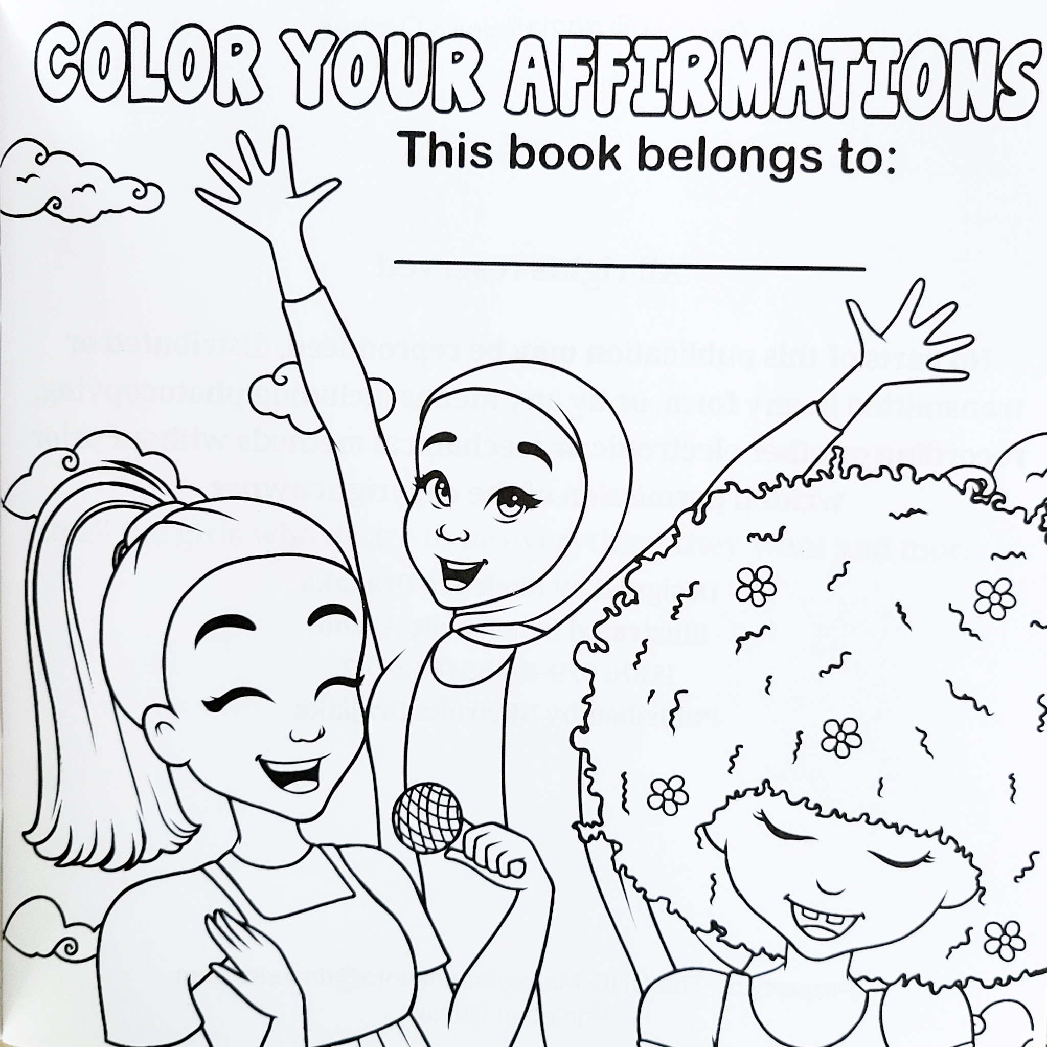 I am Beautiful Affirmation Coloring and Journaling Book